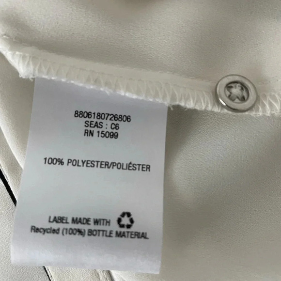 Metaphore Shirt Women’s button up ivory Size S office career office workwear - Picture 3 of 4